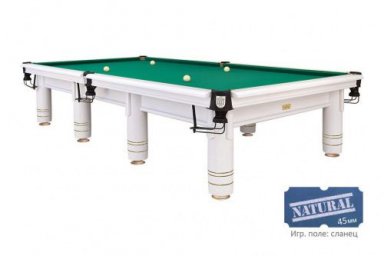Бильярдный стол для снукера "Аттика" (12 футов, дуб, сланец 45мм)