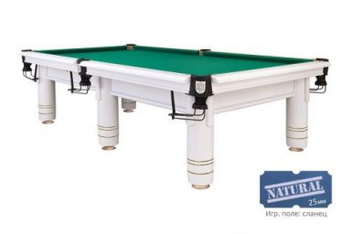 Бильярдный стол для русской пирамиды "Аттика" (9 футов, дуб, сланец 25мм)
