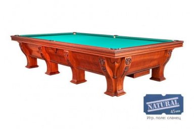 Бильярдный стол для русской пирамиды "Монарх" (12 футов, ясень, сланец 45мм)