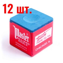 Мел «Master» (12 шт) синий