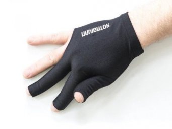 Перчатка бильярдная "Navigator Black Open" (черная) правая