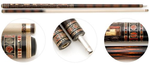 Кий для русского бильярда Элит Эбен, сатин корона 12-и перая Климт