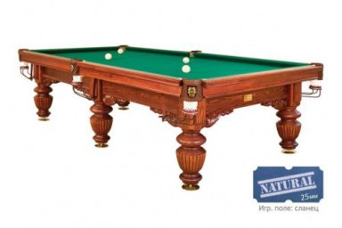 Бильярдный стол для русской пирамиды "Барон" (9 футов, ясень, сланец 25мм)