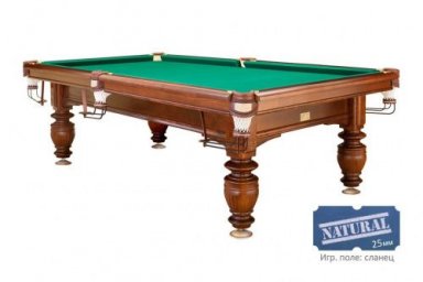 Бильярдный стол для пула "Магнат-Люкс" (8 футов, ясень, сланец 25мм)
