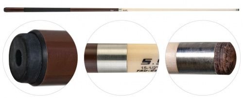 Кий для русского бильярда 1-pc "Cuetec" (коричневый)